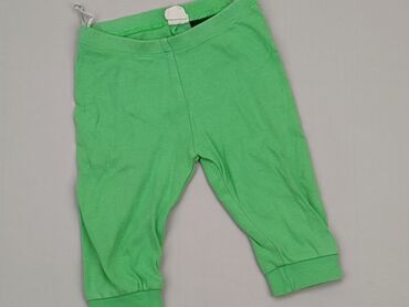 satynowa koszula zielona: Sweatpants, H&M, 3-6 months, condition - Good