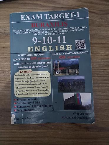 14 lük: Məhsul: Exam Target-1 – English (9-10-11) Təsvir: - Buraxılış — 1