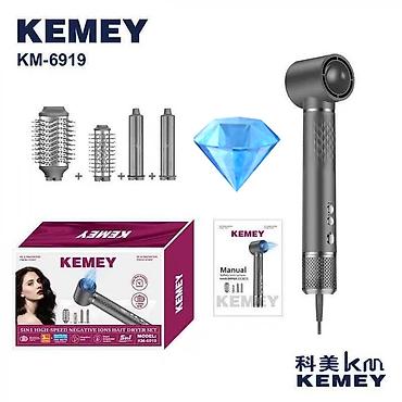 KEMEY KM-6919 – 5-i 1-də yüksək sürətli saç formalaşdırma seti Məhsul