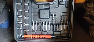 bosh drel: İki alətdən ibarət dəst 1) Zərbəli matkap-perforator (BOSCH tipli — 3