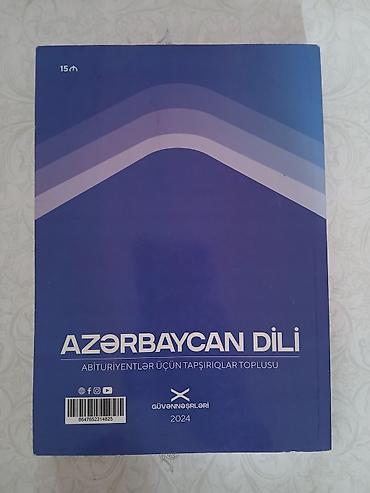 Testlər: Abituriyentlər üçün Azərbaycan dili tapşırıqlar toplusudur kitabın — 2