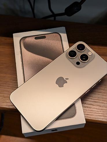 IPhone 15 Pro Max 256 ГБ, цвет Natural Titanium 80% АКБ РОДНОЙ ВСЕ