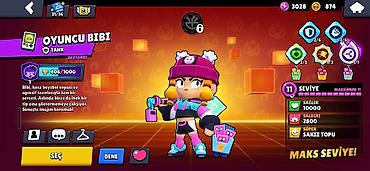 mustuk: Brawl Stars oyunu üçün inkişaf etmiş hesab - Kupa yolu: 47 979 - — 6