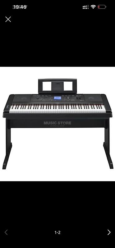 нота: Yamaha dgx-660 •	88 взвешенных клавиш (ощущение как у акустического — 1