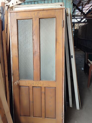 деревянные двери бу: Сосна, Б/у, 2 *90