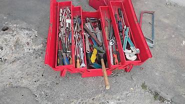 agregati: Metalna crvena kutija za alat sa preklopnim “harmonika” otvaranjem (KS — 3