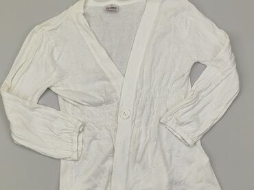 białe bluzki w kropki: Kardigan, XL, stan - Bardzo dobry
