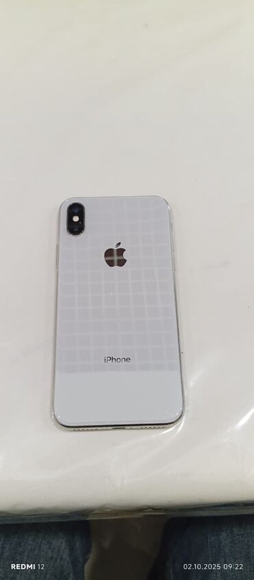 irşad iphone x: IPhone X, 64 GB, Ağ, Zəmanət, Simsiz şarj, Face ID