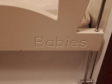 tül pərdələr: Uşaq beşiyi – “Babies” model - Material: möhkəm MDF/laminat — 2