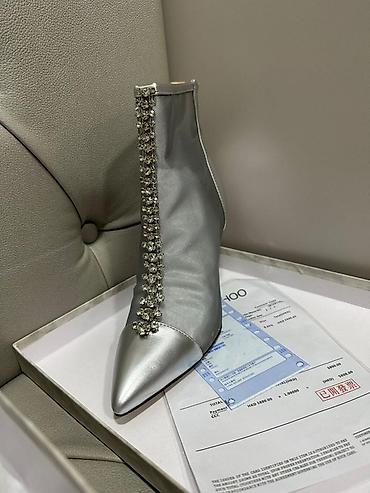 Qadın ayaqqabıları: Ölçü: 37, rəng - Gümüşü, Yeni — 2