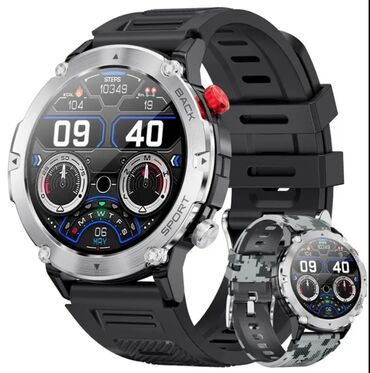 Sports & Leisure: C2 Sportski Bluetooth Smart Watch Boja sata: Srebrno kućište sa