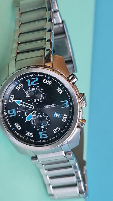 pull and bear sakoi: Fossil Blue CH-2507 muški hronograf sat - Kućište i narukvica od — 1