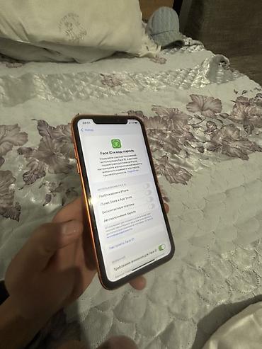 iphone x 64gb: IPhone Xr, Б/у, 256 ГБ, Оранжевый, Зарядное устройство, 86 % — 1