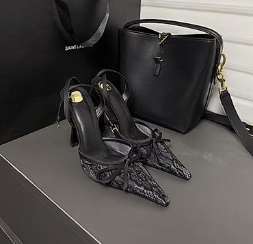 Туфли: Туфли, 37.5, 38, Yves Saint Laurent, Новый, цвет - Черный, Самовывоз, Платная доставка — 3