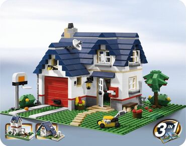 домики игрушки: Продаётся загородный дом Lego Creator 5891 (Оригинал). К набору