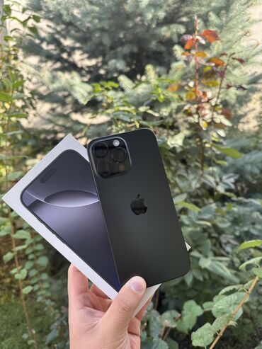 кухонные оборудование бу: IPhone 16 Pro Max, Б/у, 256 ГБ, Black Titanium, Коробка, В рассрочку, 99 %