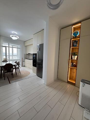 Продажа квартир: 2 комнаты, 51 м², ул. Чынгыз Айтматова Элитка, 9 этаж, Евроремонт — 5