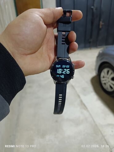 amazfit gts 3: İşlənmiş, Smart saat, Huawei, Sensor ekran, rəng - Qara