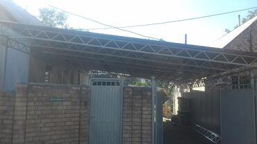 Сварка: Навес. Навесы во двор. Качественно за метр квадратный вместе с — 2