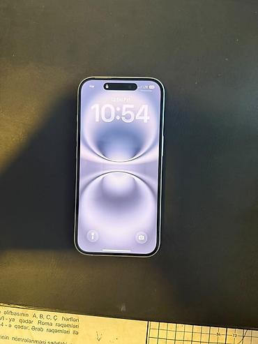 canon eos 7d: IPhone 16, 128 GB, Ağ — 2