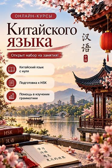иностр: Курсы китайского языка, Онлайн — 1