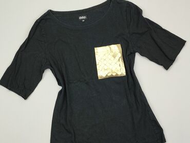 guess czarne t shirty damskie: T-shirt, M, stan - Dobry