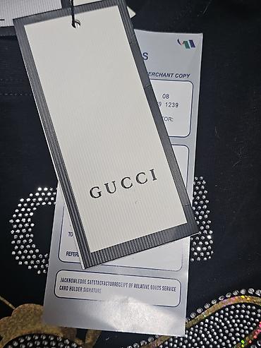 tunike svecane: Gucci ženska majica kratkih rukava – crna - Model sa prepoznatljivim — 4