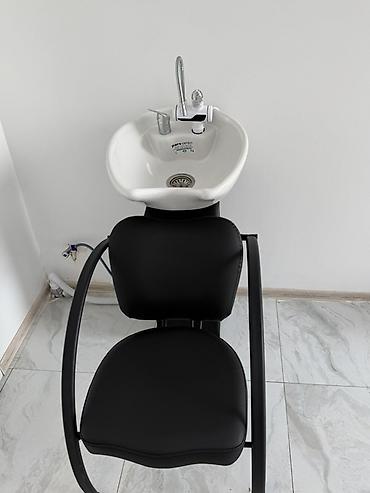 bas yuyan moyka: Salon üçün saç yuma stansiyası - Komplekt: keramik yuma kasası, kran — 1