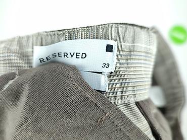 vistula capri: Męskie spodnie Reserved w kratę - Marka: Reserved - Rozmiar z metki — 4