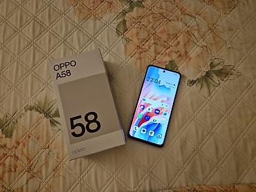 qaz peci qiyməti: Oppo A58 4G, 128 GB, rəng - Qara, İki sim kartlı — 1