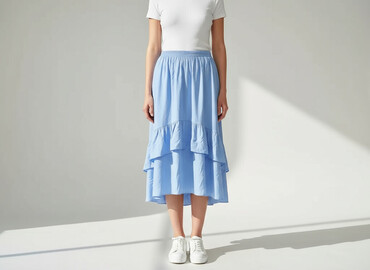 spódnice maxi szyfonowe: Spódnica damska, rozmiar S