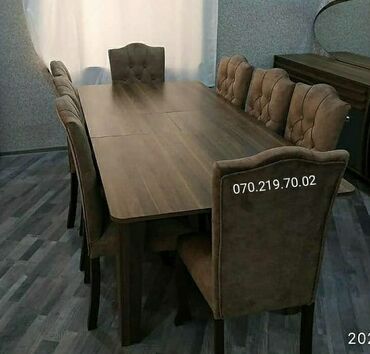 stol desdi: 8 nəfərlik qonaq dəsdi cəmi 550 azn