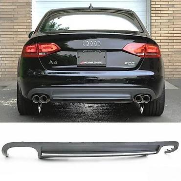 S4 DIFUZOR ZA ZADNJI OBICAN BRANIK AUDI A4 B8 | S4 Difuzor spojler
