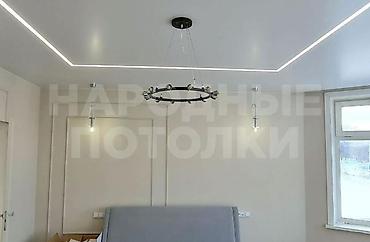 Натяжной потолок: Натяжной потолок Глянцевое, Матовое, 3D потолки Гарантия, Бесплатная консультация, Бесплатный замер — 4
