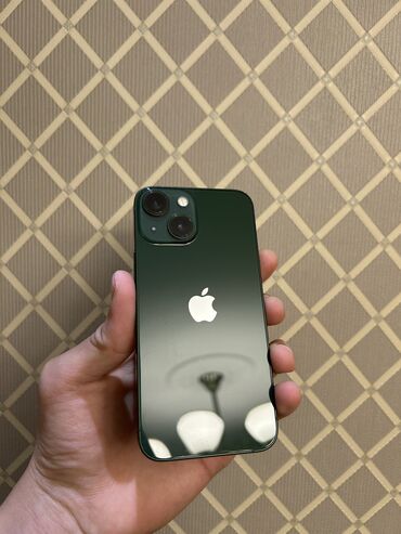 təcili telefon: IPhone 13 mini, 128 GB, Matte Midnight Green, Face ID, Sənədlərlə