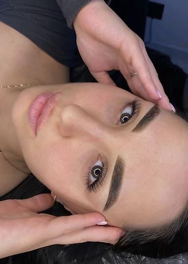 Permanent makiyajı: Microblading Permanent Qaş Qaslar. Nano Pudra ve Ten effect qaslar — 2