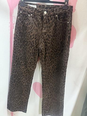 rex krzno: ZARA ženske pantalone sa leopard printom Vel 34 - Model: klasičan — 1