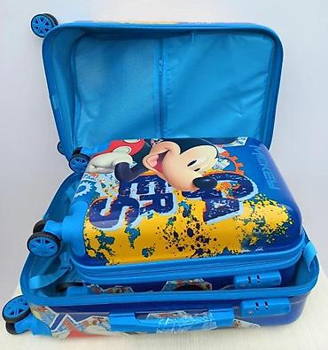 Rančevi, torbe i koferi: Dečiji kofer na točkiće – motiv Mickey Mouse - Tvrda školjka sa — 6