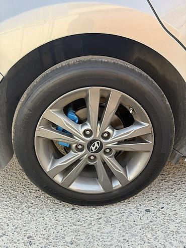 disk hunday: Hyundai orijinal yüngül lehimli disklər və şin komplekti - — 1
