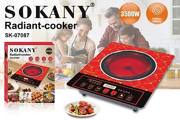 электроплитки: Электроплитка SOKANY Radiant-cooker SK‑07087 - Тип: радиантная — 1
