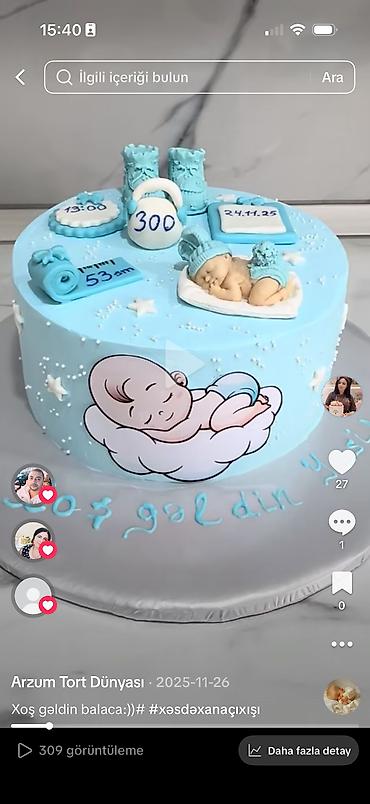 çanta kisi: 🎂 AD GÜNÜ VƏ XÜSUSİ GÜNLƏR ÜÇÜN TORTLAR 🎂 ✨ Ev şəraitində, təmiz və — 7