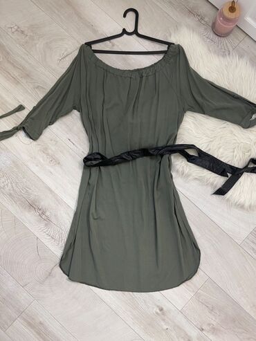 luna letnje haljine: S (EU 36), M (EU 38), color - Khaki, Other style, Long sleeves