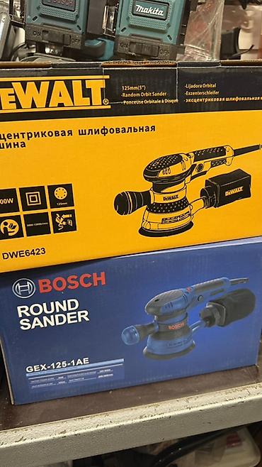 эксцентрики: Орбитальные шлифовальные машины 125 мм 1) DeWalt DWE6423 - Диаметр — 1