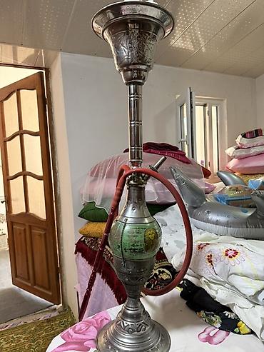 hookah: Şənbə qabı (şişə) – böyük ölçülü, klassik nərgilə - Material: əsas — 2