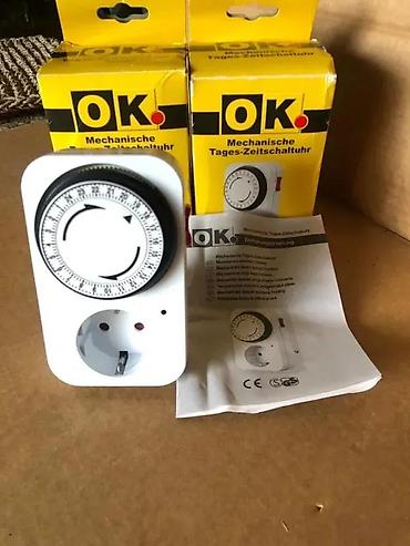 Ostali elektro materijali: Mehanički dnevni tajmer za struju – OK / Everflourish Opis: - Utična — 1