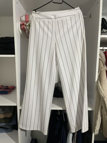 bele široke pantalone: M (EU 38), Regular rise, Culotte