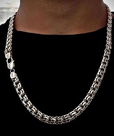 Серебряные цепочки: Цепочка, Бисмарк, Проба 925, Унисекс, Новый — 29