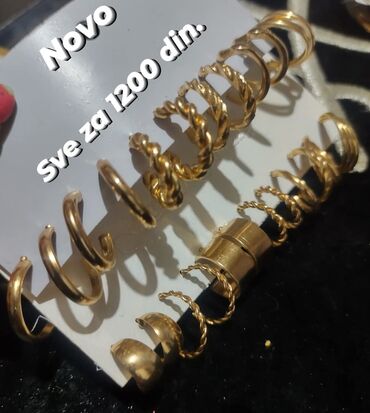metalna narukvica za sat: Hoop earrings, Handmade, Material: Stainless steel at lalafo.rs metalna narukvica za sat: Hoop earrings, Handmade, Material: Stainless steel