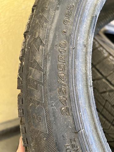 892 2: Шины 245 / 45 / R 19, Зима, Б/у, 1 шт, Легковые, Япония, Bridgestone — 2