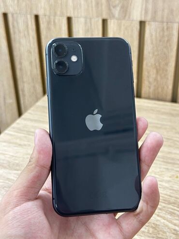 айфон 11 про макс кредит: IPhone 11, Колдонулган, 128 ГБ, Кара, Куту, 89 %